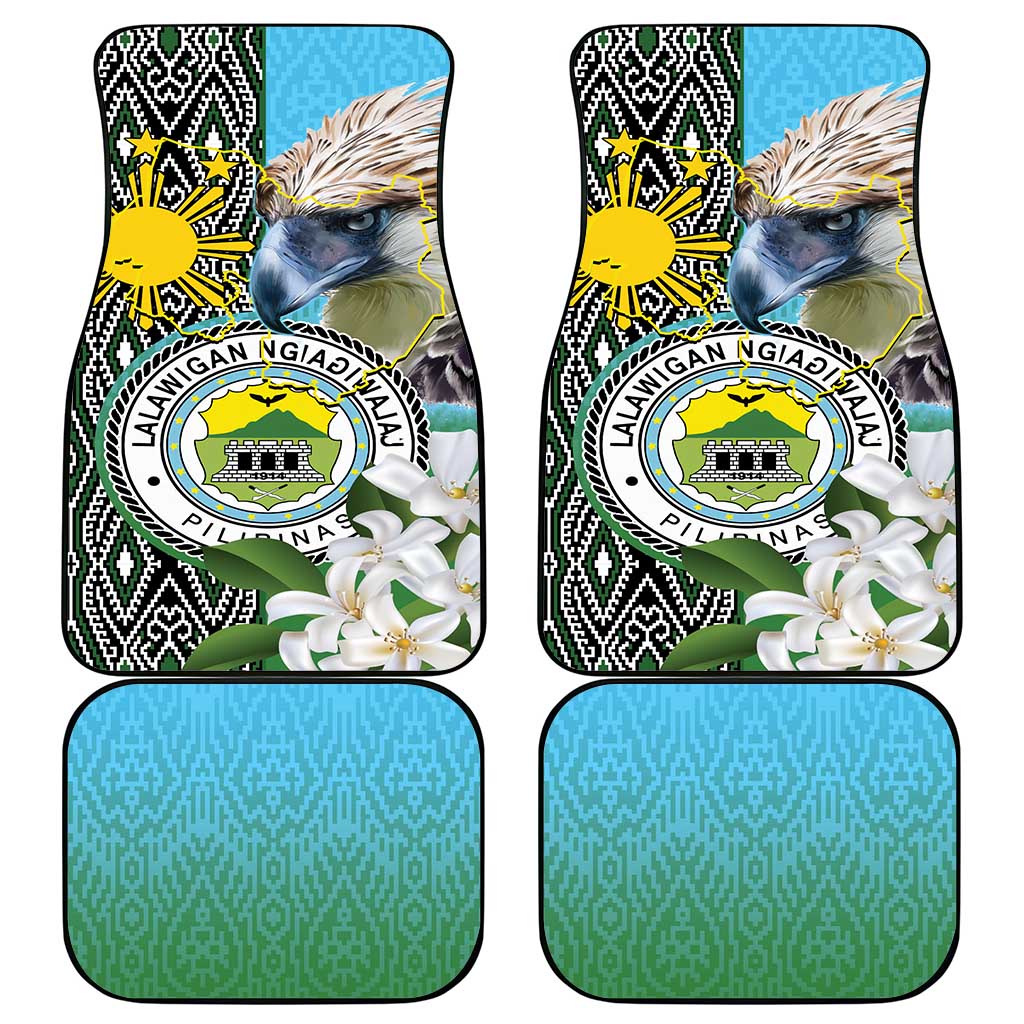 Cotabato Philippines Province Car Mats Filipino Eagle Sampaguita Tinalak Pattern