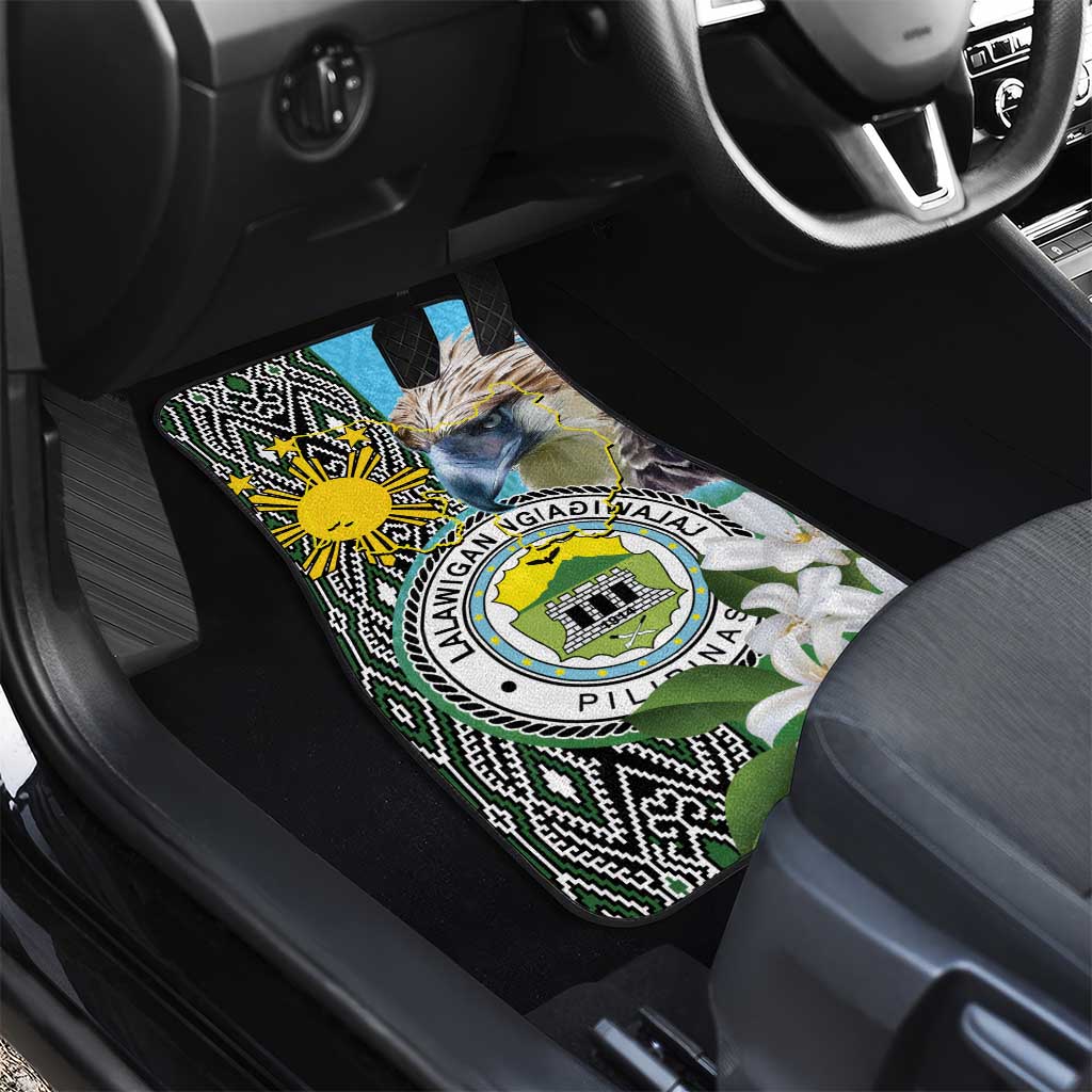 Cotabato Philippines Province Car Mats Filipino Eagle Sampaguita Tinalak Pattern