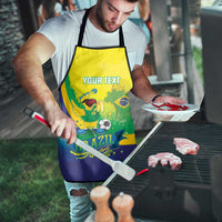 Brazil Football 2026 Custom Apron Come On Selecao Brasil Parrot Mascot