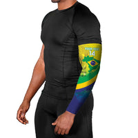 Brazil Football 2026 Custom Arm Sleeves Come On Selecao Brasil Parrot Mascot
