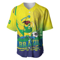 Brazil Football 2026 Custom Baseball Jersey Come On Selecao Brasil Parrot Mascot