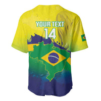 Brazil Football 2026 Custom Baseball Jersey Come On Selecao Brasil Parrot Mascot