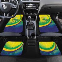 Brazil Football 2026 Custom Car Mats Come On Selecao Brasil Parrot Mascot