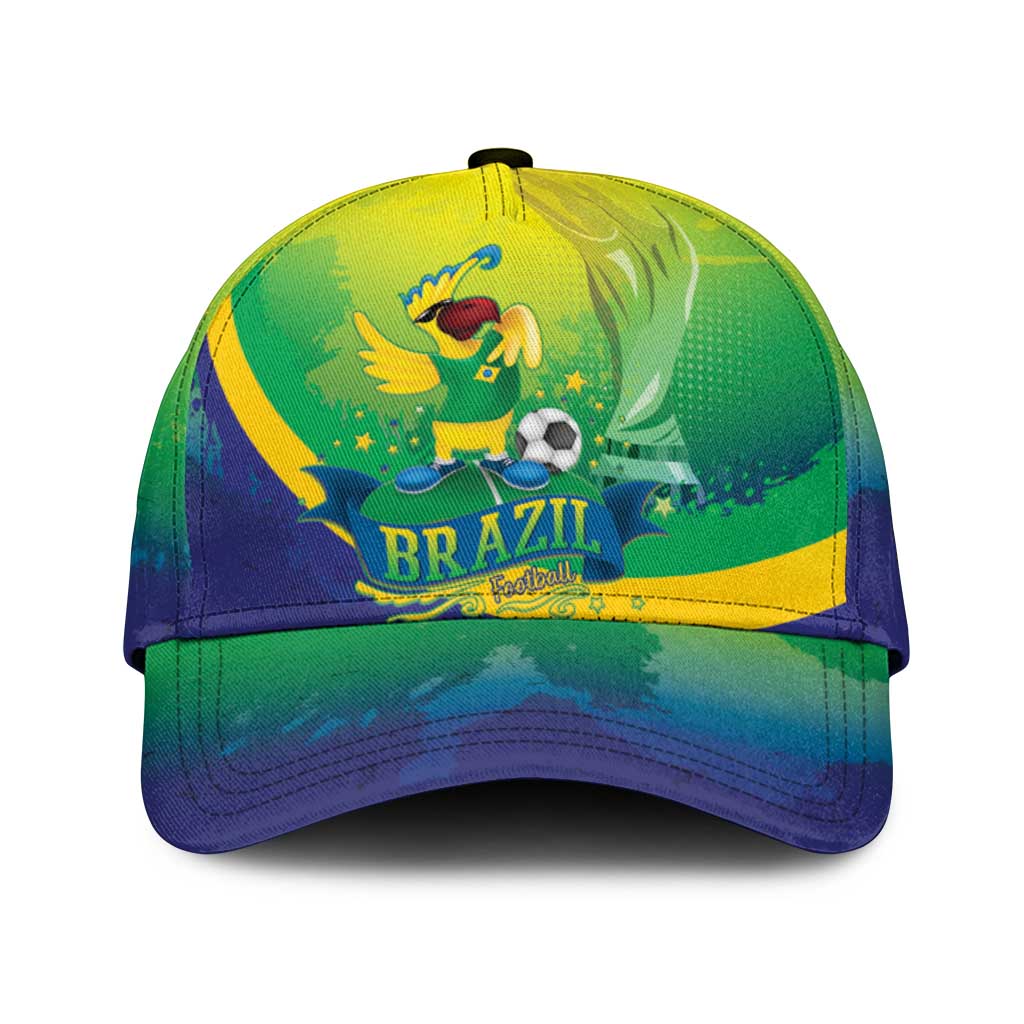 Brazil Football 2026 Classic Cap Come On Selecao Brasil Parrot Mascot