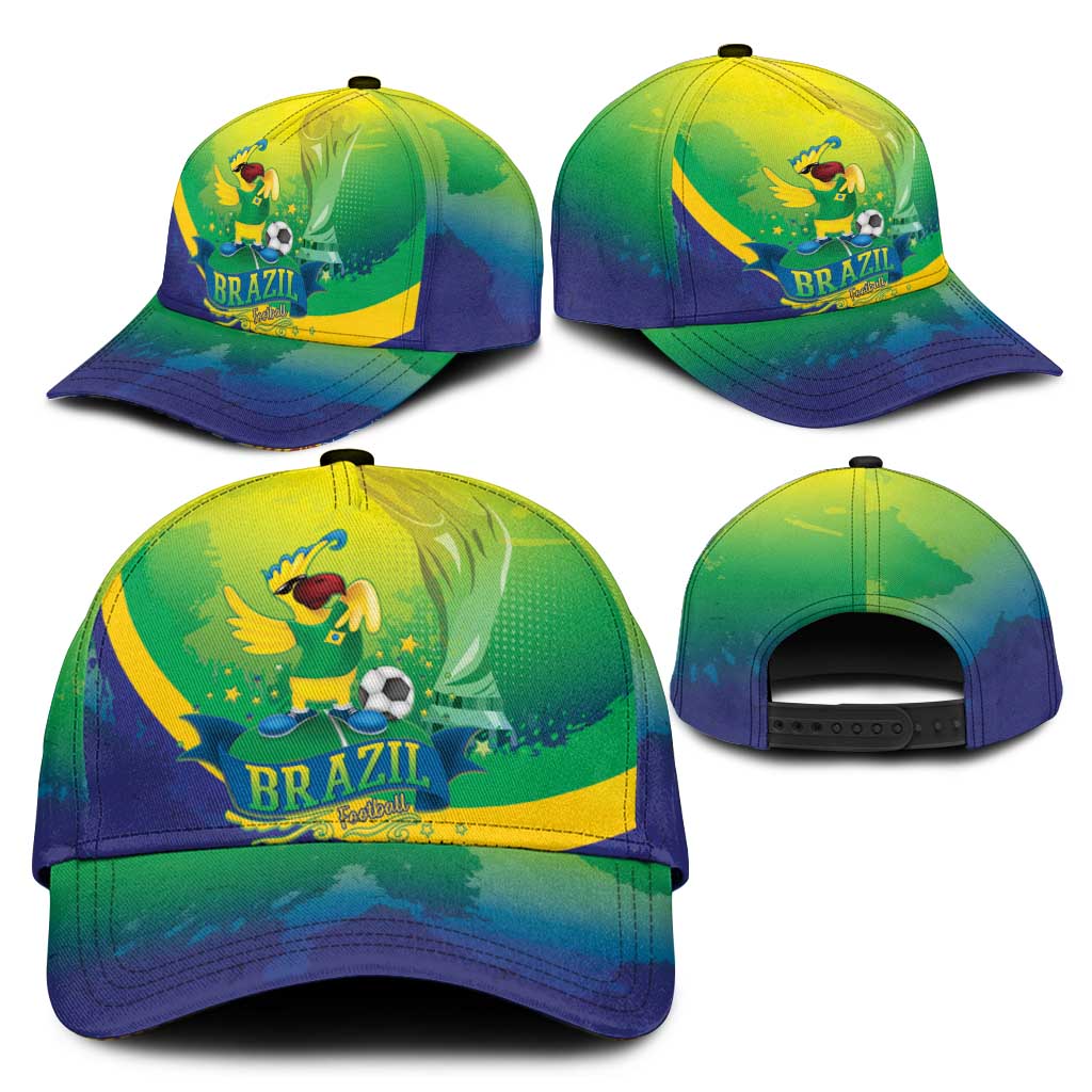 Brazil Football 2026 Classic Cap Come On Selecao Brasil Parrot Mascot