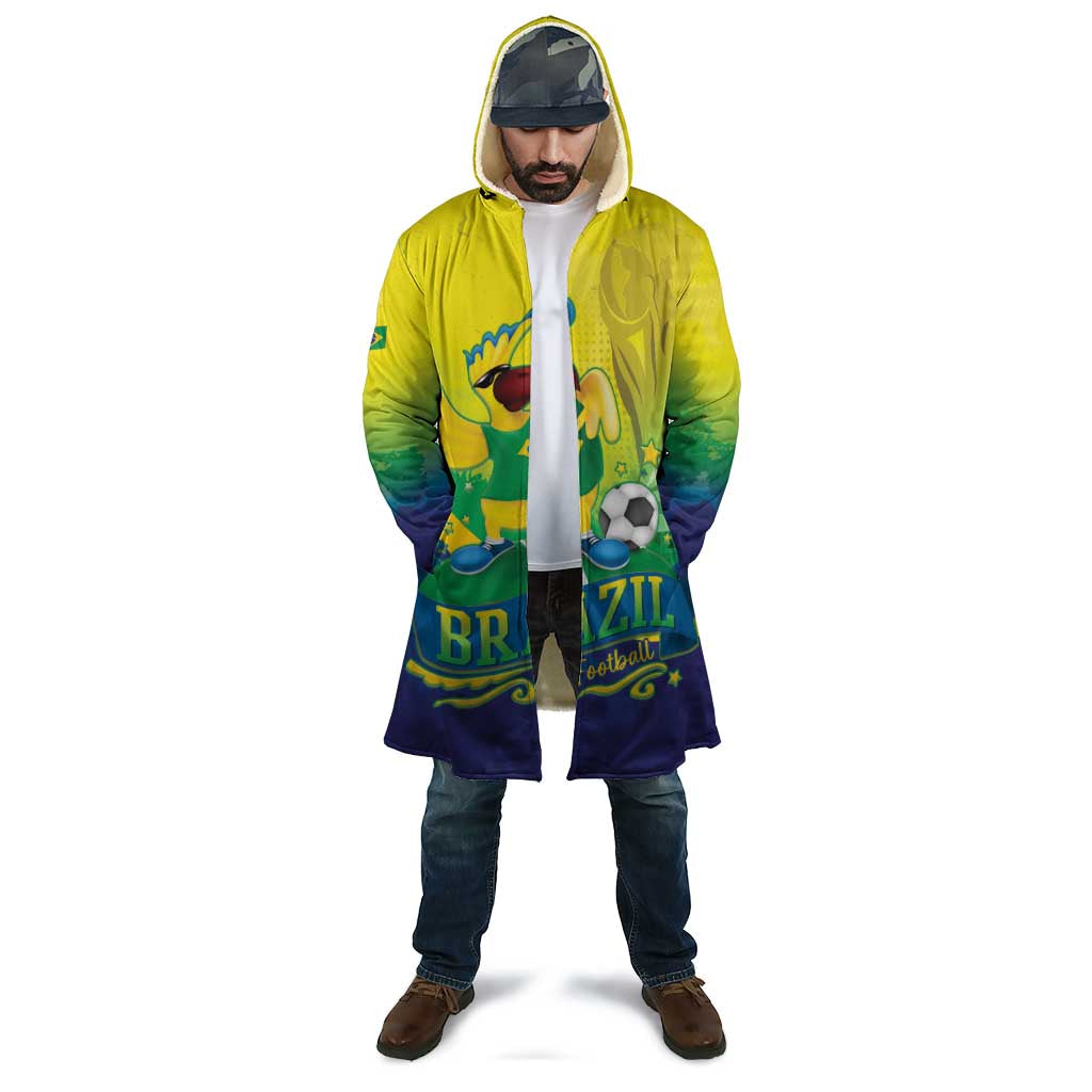 Brazil Football 2026 Custom Cloak Come On Selecao Brasil Parrot Mascot