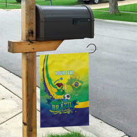 Brazil Football 2026 Custom Garden Flag Come On Selecao Brasil Parrot Mascot