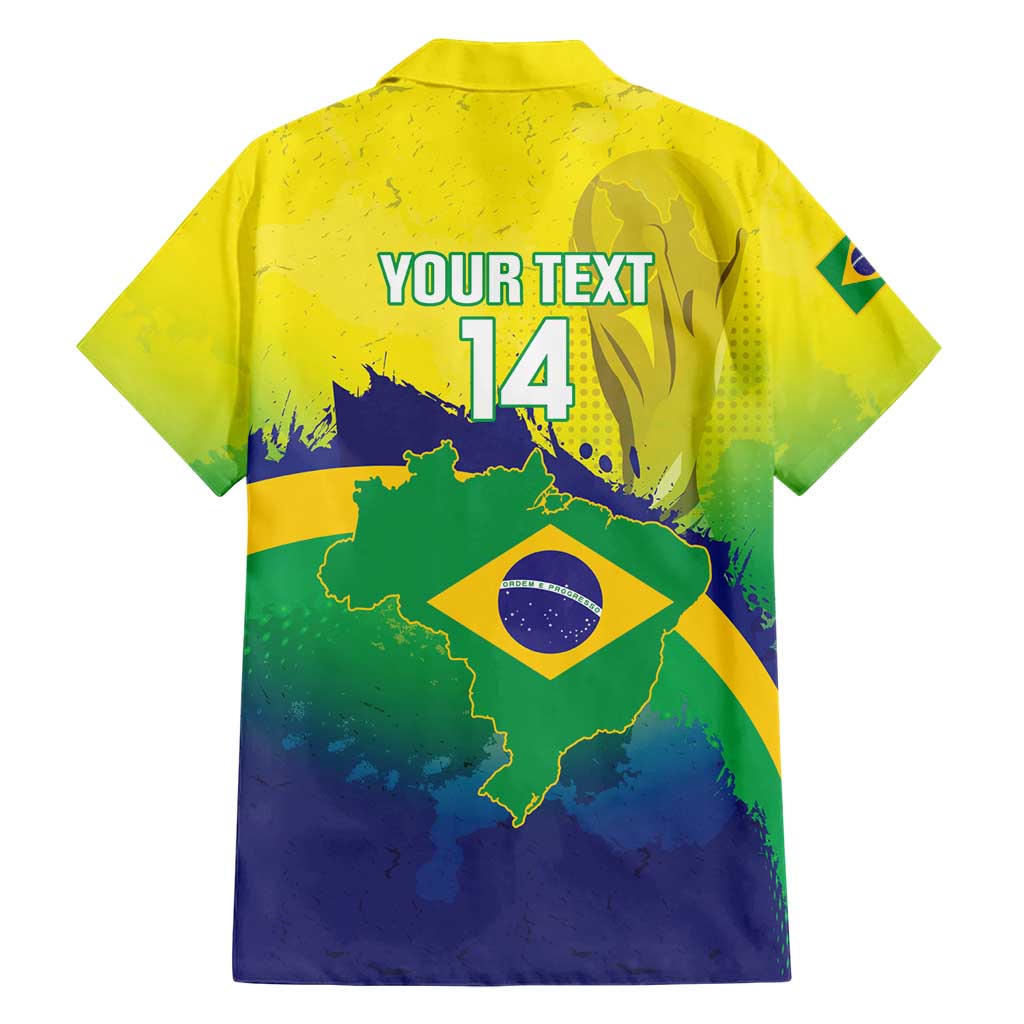 Brazil Football 2026 Custom Hawaiian Shirt Come On Selecao Brasil Parrot Mascot