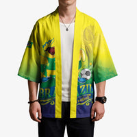 Brazil Football 2026 Custom Kimono Come On Selecao Brasil Parrot Mascot