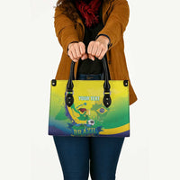 Brazil Football 2026 Custom Leather Bag Come On Selecao Brasil Parrot Mascot