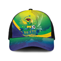 Brazil Football 2026 Mesh Trucker Cap Come On Selecao Brasil Parrot Mascot
