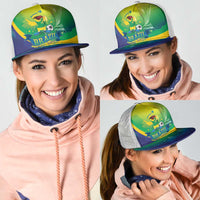 Brazil Football 2026 Mesh Trucker Cap Come On Selecao Brasil Parrot Mascot