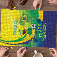 Brazil Football 2026 Custom Puzzle Come On Selecao Brasil Parrot Mascot