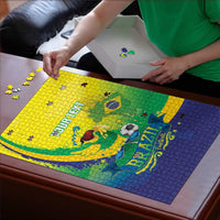 Brazil Football 2026 Custom Puzzle Come On Selecao Brasil Parrot Mascot