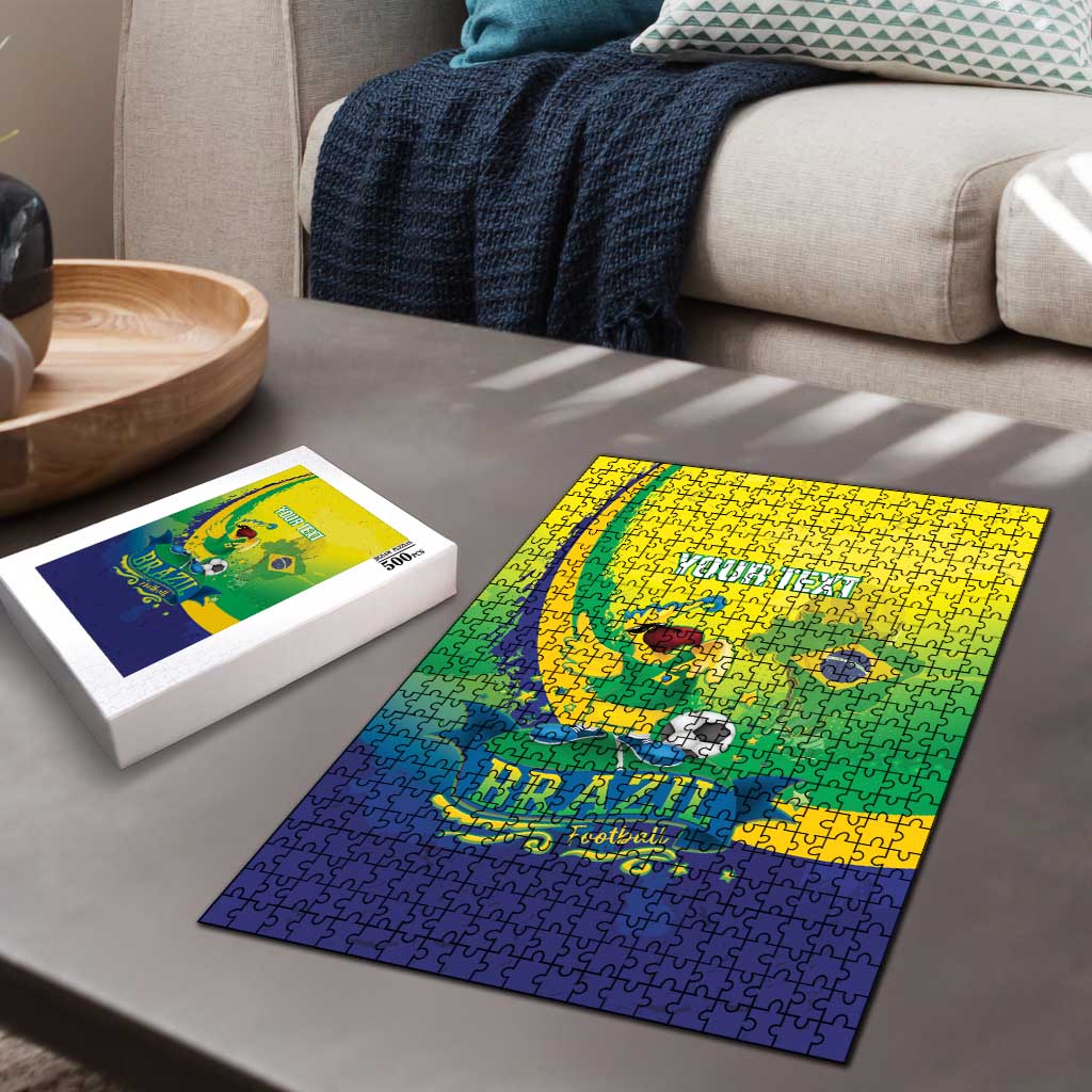Brazil Football 2026 Custom Puzzle Come On Selecao Brasil Parrot Mascot