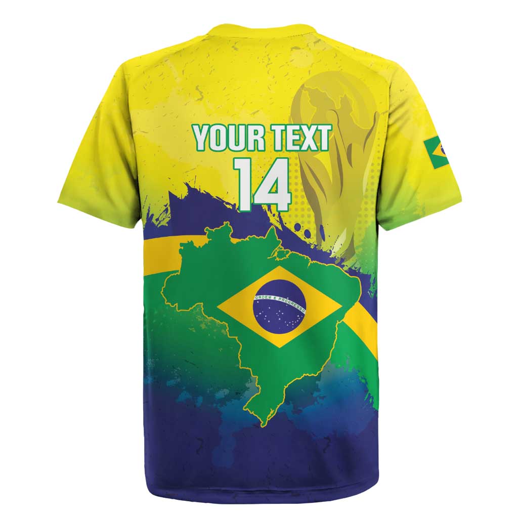 Brazil Football 2026 Custom Rugby Jersey Come On Selecao Brasil Parrot Mascot