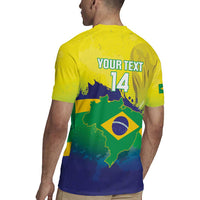 Brazil Football 2026 Custom Rugby Jersey Come On Selecao Brasil Parrot Mascot
