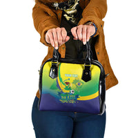 Brazil Football 2026 Custom Shoulder Handbag Come On Selecao Brasil Parrot Mascot
