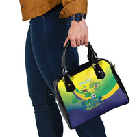 Brazil Football 2026 Custom Shoulder Handbag Come On Selecao Brasil Parrot Mascot