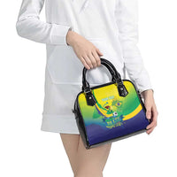 Brazil Football 2026 Custom Shoulder Handbag Come On Selecao Brasil Parrot Mascot