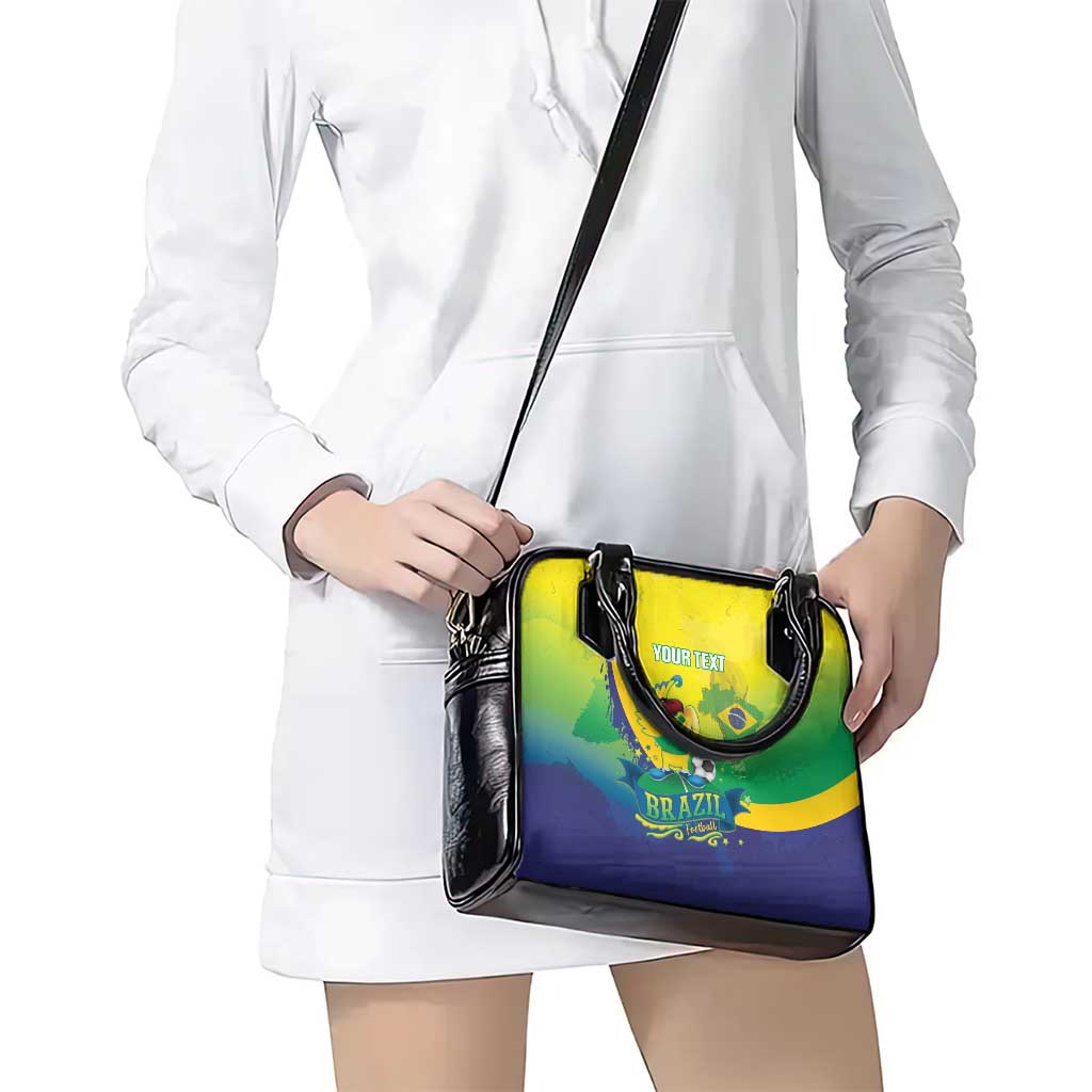 Brazil Football 2026 Custom Shoulder Handbag Come On Selecao Brasil Parrot Mascot