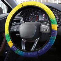 Brazil Football 2026 Steering Wheel Cover Come On Selecao Brasil Parrot Mascot