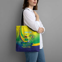 Brazil Football 2026 Custom Tote Bag Come On Selecao Brasil Parrot Mascot