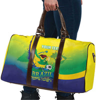 Brazil Football 2026 Custom Travel Bag Come On Selecao Brasil Parrot Mascot