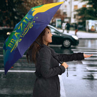 Brazil Football 2026 Custom Umbrella Come On Selecao Brasil Parrot Mascot