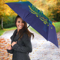 Brazil Football 2026 Custom Umbrella Come On Selecao Brasil Parrot Mascot