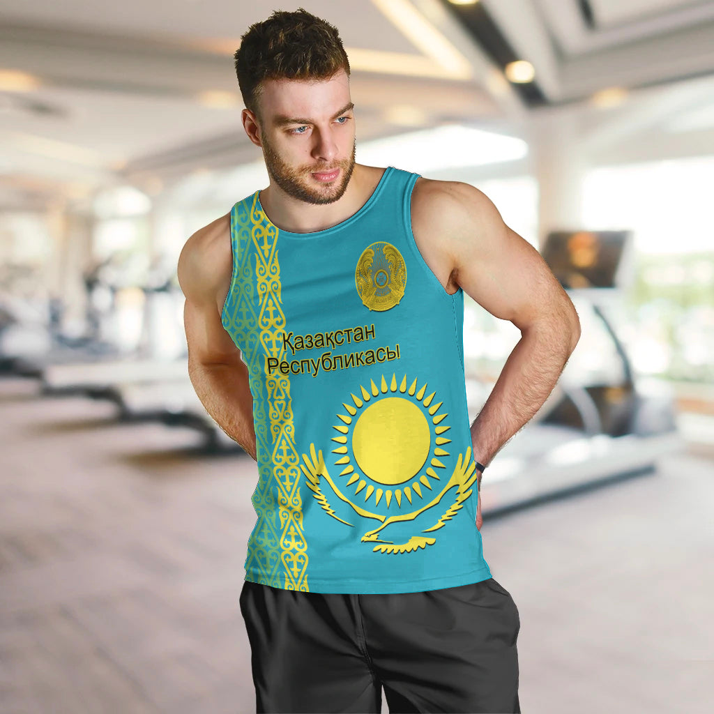 personalised-kazakhstan-men-tank-top-kazakh-traditional-pattern-blue-version