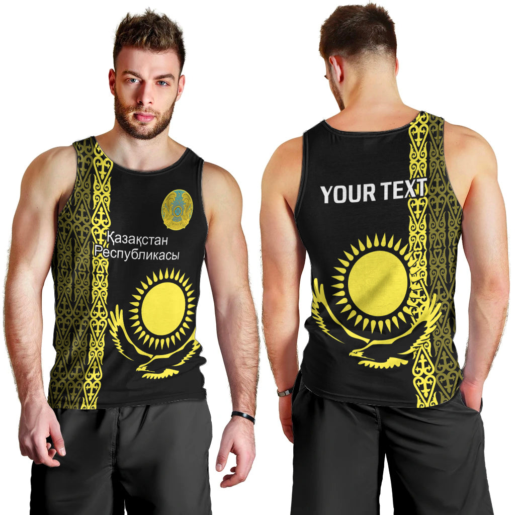 personalised-kazakhstan-men-tank-top-kazakh-traditional-pattern-black-version