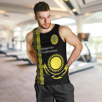 personalised-kazakhstan-men-tank-top-kazakh-traditional-pattern-black-version