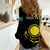 Personalised Kazakhstan Women Casual Shirt Kazakh Traditional Pattern Black Version - Wonder Print Shop