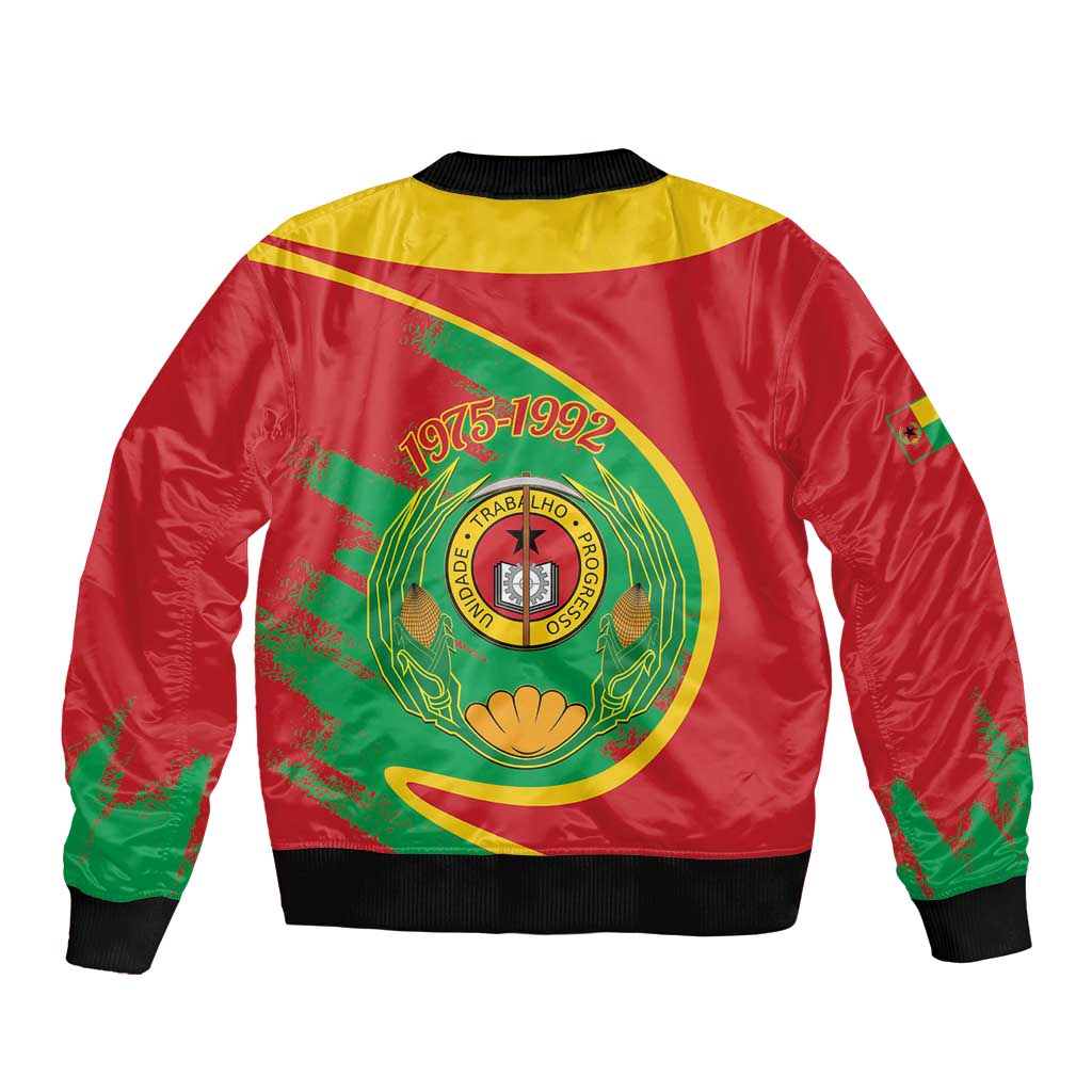 Cape Verde 1975-1992 Bomber Jacket Coat Of Arms Grunge Style