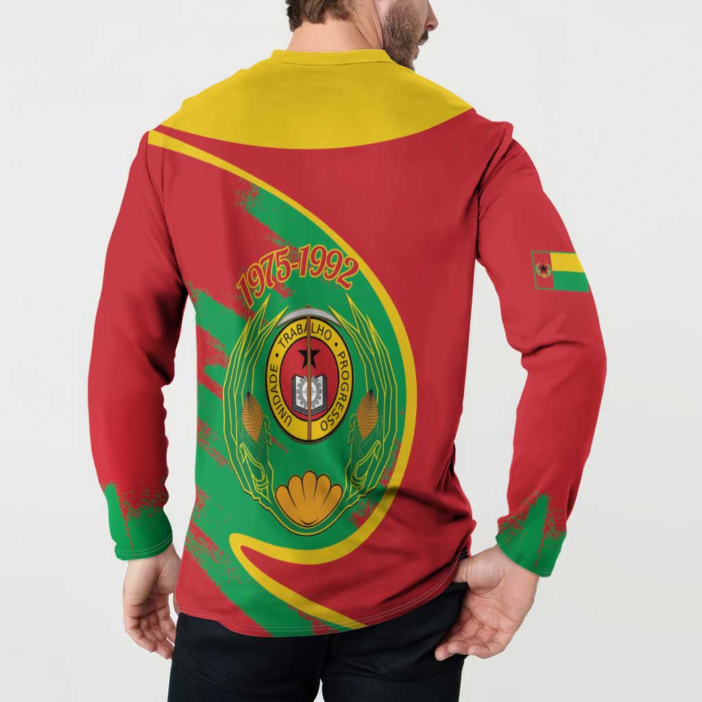 Cape Verde 1975-1992 Button Sweatshirt Coat Of Arms Grunge Style