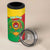 Cape Verde 1975-1992 4 in 1 Can Cooler Tumbler Coat Of Arms Grunge Style