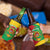 Cape Verde 1975-1992 4 in 1 Can Cooler Tumbler Coat Of Arms Grunge Style