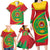 Cape Verde 1975-1992 Family Matching Long Sleeve Bodycon Dress and Hawaiian Shirt Coat Of Arms Grunge Style