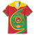 Cape Verde 1975-1992 Family Matching Long Sleeve Bodycon Dress and Hawaiian Shirt Coat Of Arms Grunge Style
