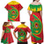 Cape Verde 1975-1992 Family Matching Off Shoulder Maxi Dress and Hawaiian Shirt Coat Of Arms Grunge Style