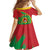 Cape Verde 1975-1992 Family Matching Short Sleeve Bodycon Dress and Hawaiian Shirt Coat Of Arms Grunge Style