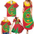 Cape Verde 1975-1992 Family Matching Summer Maxi Dress and Hawaiian Shirt Coat Of Arms Grunge Style