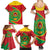 Cape Verde 1975-1992 Family Matching Summer Maxi Dress and Hawaiian Shirt Coat Of Arms Grunge Style