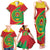 Cape Verde 1975-1992 Family Matching Tank Maxi Dress and Hawaiian Shirt Coat Of Arms Grunge Style