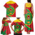 Cape Verde 1975-1992 Family Matching Tank Maxi Dress and Hawaiian Shirt Coat Of Arms Grunge Style