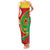 Cape Verde 1975-1992 Family Matching Tank Maxi Dress and Hawaiian Shirt Coat Of Arms Grunge Style