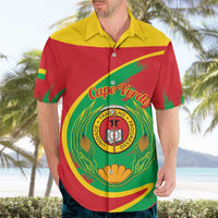 Cape Verde 1975-1992 Hawaiian Shirt Coat Of Arms Grunge Style