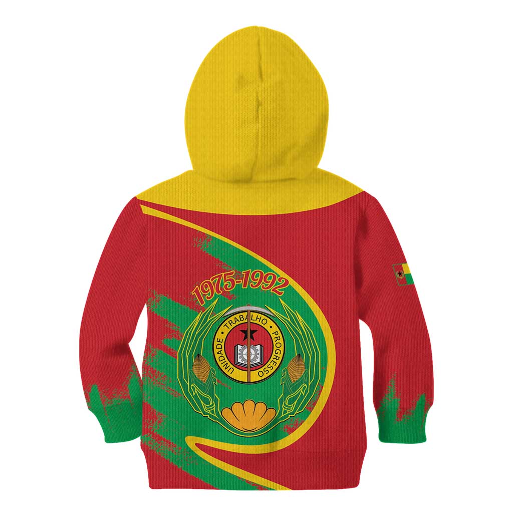Cape Verde 1975-1992 Kid Hoodie Coat Of Arms Grunge Style