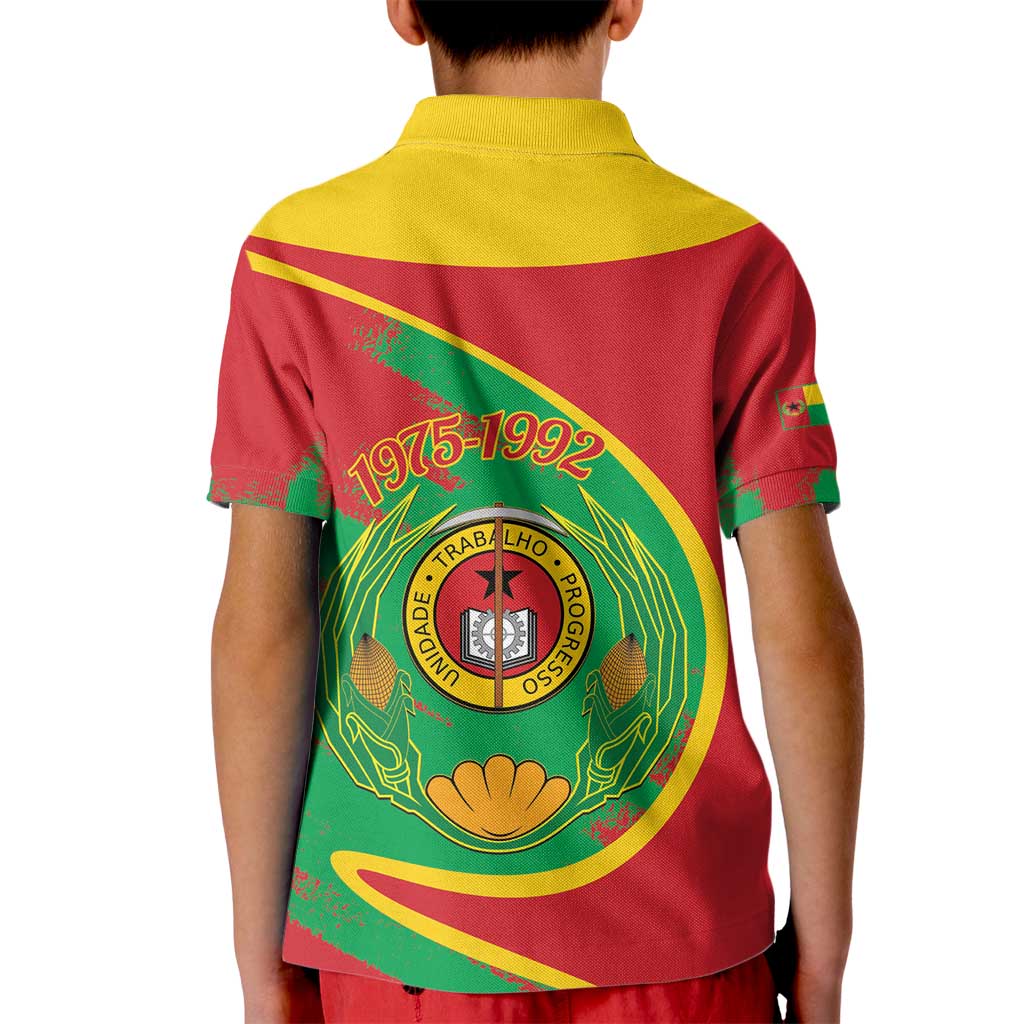 Cape Verde 1975-1992 Kid Polo Shirt Coat Of Arms Grunge Style